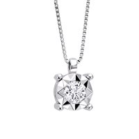 Collana Bliss Donna Sorprendila in Oro bianco Diamante 0.09 Ct 20063345 - 20063345